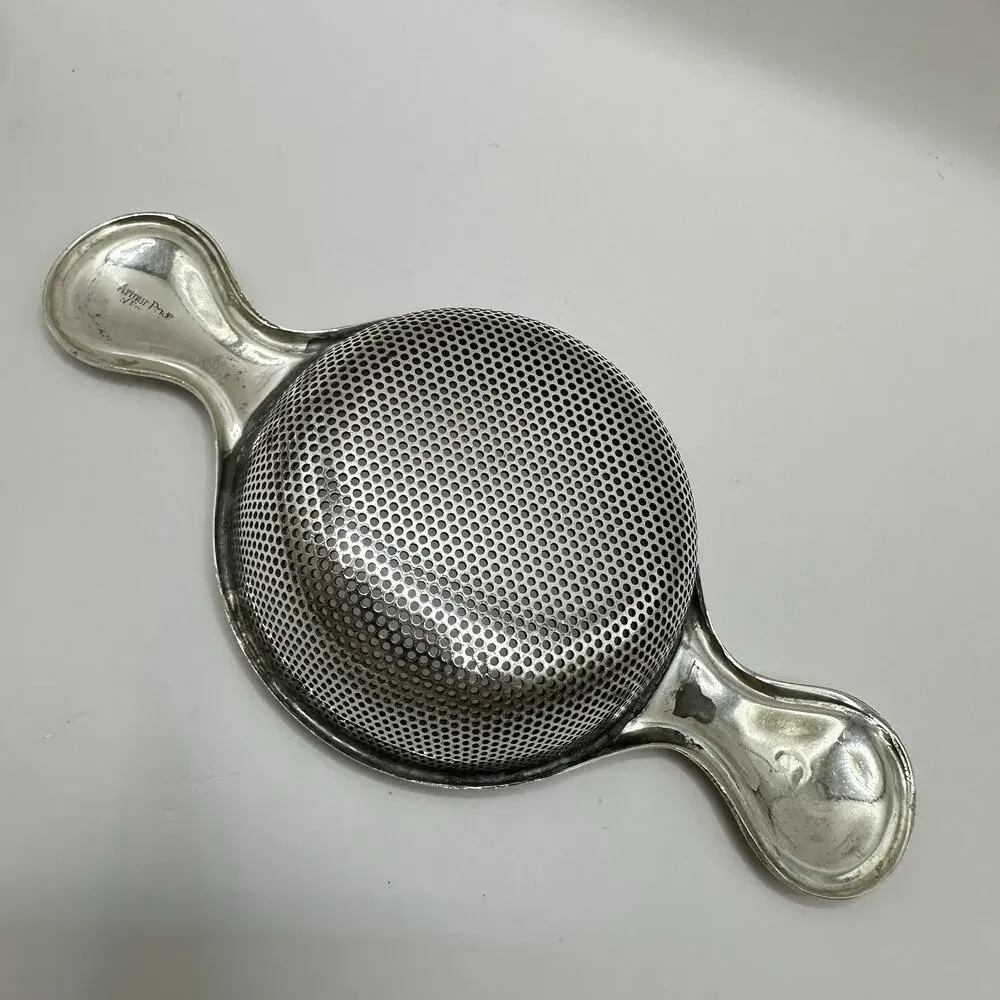 Arthur Price Silver Plated Tea Strainer Holder Stand Silverplate England English
